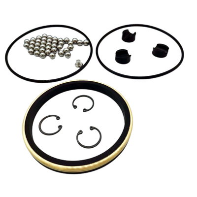 105PCS Thép quả bóng xoay ghép sửa chữa bộ dụng cụ 4 inch 15k Tsi Kit với quả bóng cắm nhẫn đồng