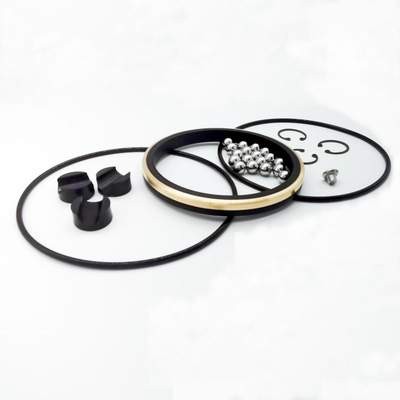 105PCS Thép quả bóng xoay ghép sửa chữa bộ dụng cụ 4 inch 15k Tsi Kit với quả bóng cắm nhẫn đồng