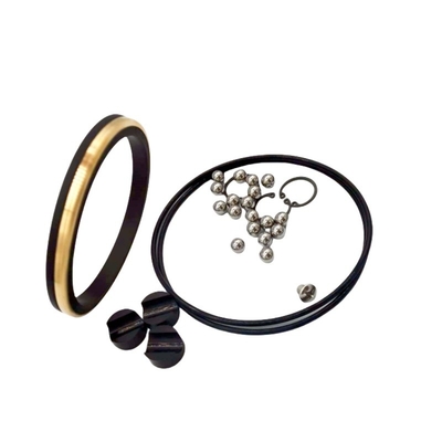 105PCS Thép quả bóng xoay ghép sửa chữa bộ dụng cụ 4 inch 15k Tsi Kit với quả bóng cắm nhẫn đồng