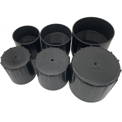Tiêu chuẩn API 2 3/8 "PP PVC Thread Protector Oil Pipe Caps
