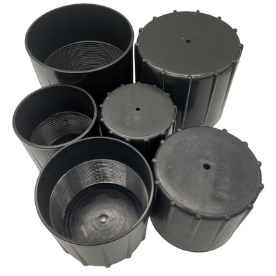 Tiêu chuẩn API 2 3/8 "PP PVC Thread Protector Oil Pipe Caps