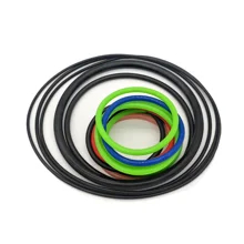 Custom silicone màu xanh lá cây Custom O vòng với 500 PSI sức mạnh kéo