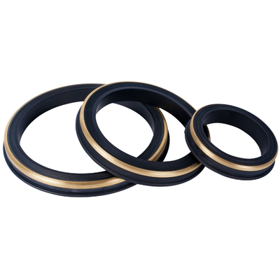 2 inch HNBR Black Hammer Union Seal Rings / Lip Seal Gasket chịu dầu