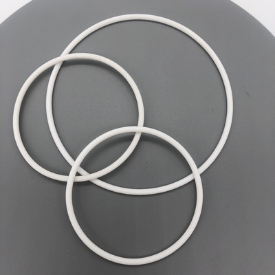 Kháng hóa chất PTFE cao su phẳng o vòng tùy chỉnh Kích thước / Màu sắc / Độ cứng