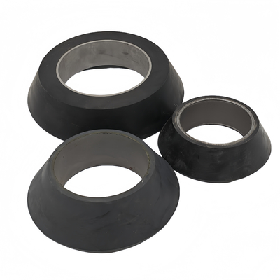 Downhole cao su chải chén công cụ 7 inch v loại