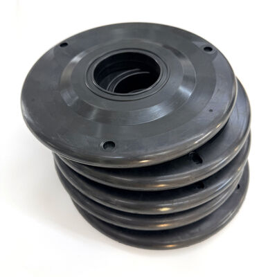 Công suất nặng 9 "NBR chống hóa chất máy rửa ống lau cho bảo vệ công cụ lỗ hổng