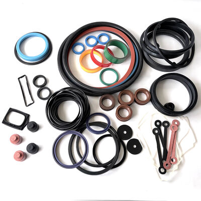 Các bộ phận và thành phần cao su tùy chỉnh công nghiệp trong NBR EPDM Silicone FKM HNBR với màu sắc cụ thể và màu sắc Pantone