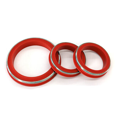 Chống nhiệt độ FKM Lip Style Hammer Union Seal với SS Ring Được thiết kế cho môi trường H2S & CO2