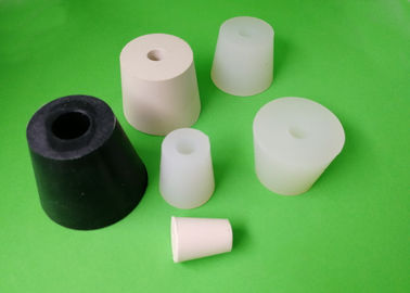 Đen trắng hoặc màu được chỉ định cao su Bung Stopper theo kích thước tùy chỉnh chống nước 40-80 Shore A độ cứng