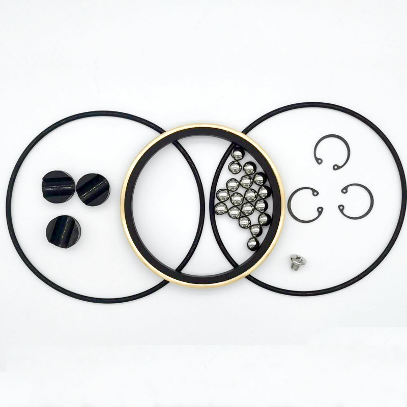 4 "15k TSI Bộ sửa ghép xoay với nút cầu Vàng Vòng cao su Gaskets 3/8 " Quả thép