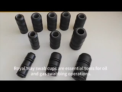 Chống dầu loại TA Sợi ống ống cao su Swab cốc cho mỏ dầu chấp nhận tùy chỉnh kích thước màu sắc